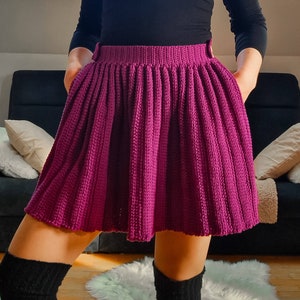 Treble Twirl Crochet Skirt Pattern PDF Download YouTube Video Tutorial Sizes XS-2XL DIY Fashion Easy-to-Follow Instructions image 4