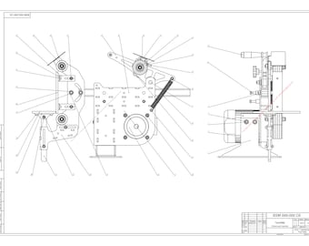 Meterware-Pläne - Bandschleifmaschine, Schleifmaschine Baupläne PDF mit DXF 2x72" DIY
