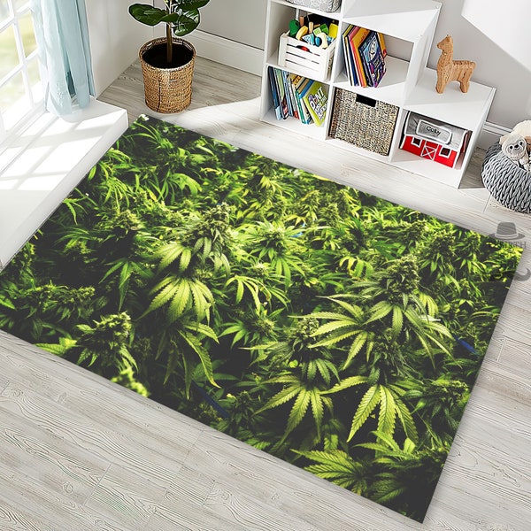 Weed Theme Carpet Etsy