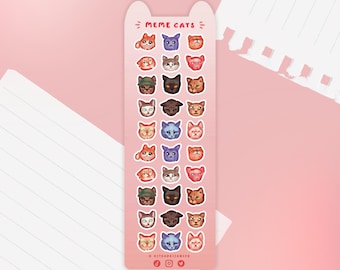 MEME CAT 2 | Vinyl Stickers, Meme Cat, Cat memes as stickers, Cat fanart, Cat Merch, Decal Stickers, Deco Stickers, Cute meme cats