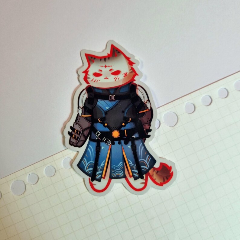 WUTHERING WAVES | Vinyl Stickers 3in, Wuwa Cat, Wuwa Characters as Cats ...
