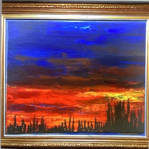 Sunset sky