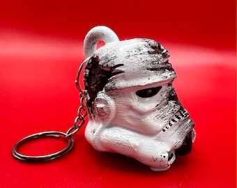 Keychain Storm Trooper Smashed Skull - Star Wars