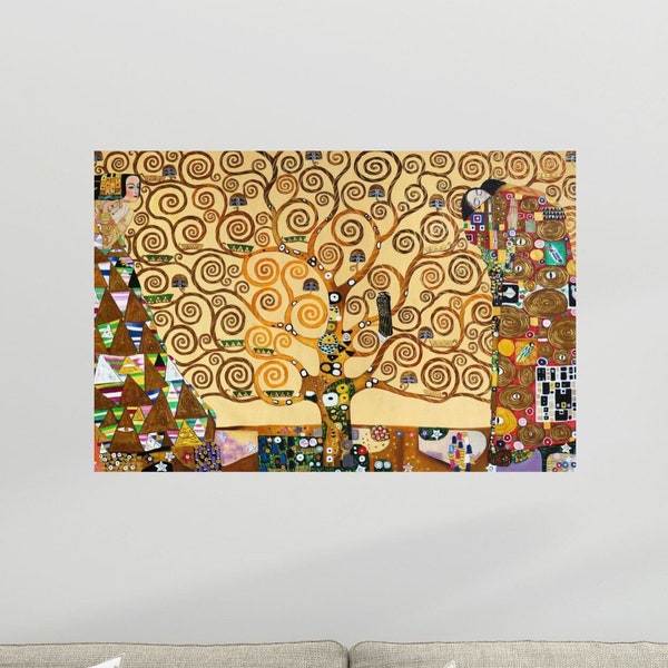 Reproduction d'art mural Gustav Klimt : L'arbre de vie (1905) Décorations artistiques, Fine art, Boutique de gravures, oeuvres d'art, Impression d'oeuvres d'art