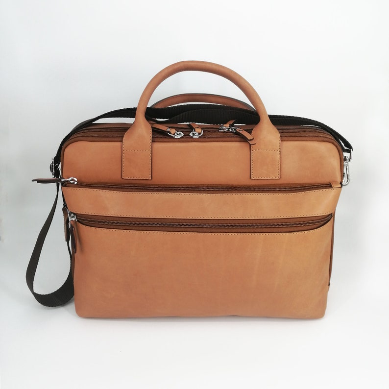 Genuine Leather Laptop Bag Etsy