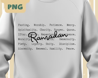 Ramadan Svg for shirt, islamic Png, Muslim Shirt Desing, Ramadan Shirt Png, Islamic Shirt, Gifts For Muslims, Ramadan Mubarak