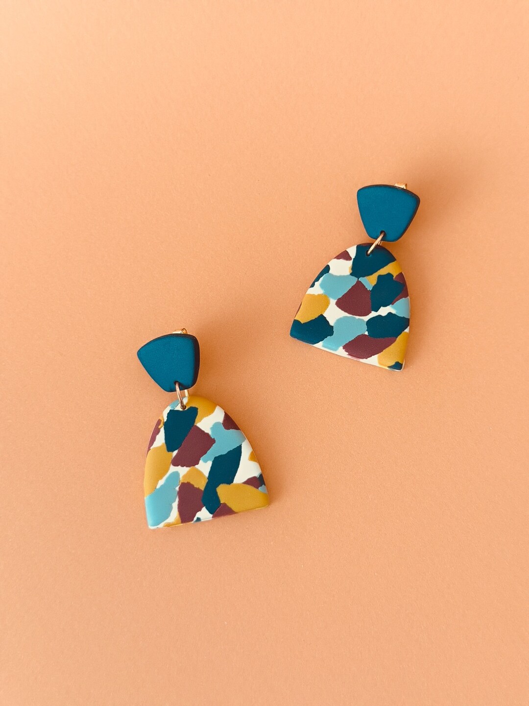 Boucles D'oreilles Motif Nœud Noir - Puces En Alliage - Fermoir Clou - Neuves Avec étiquettes