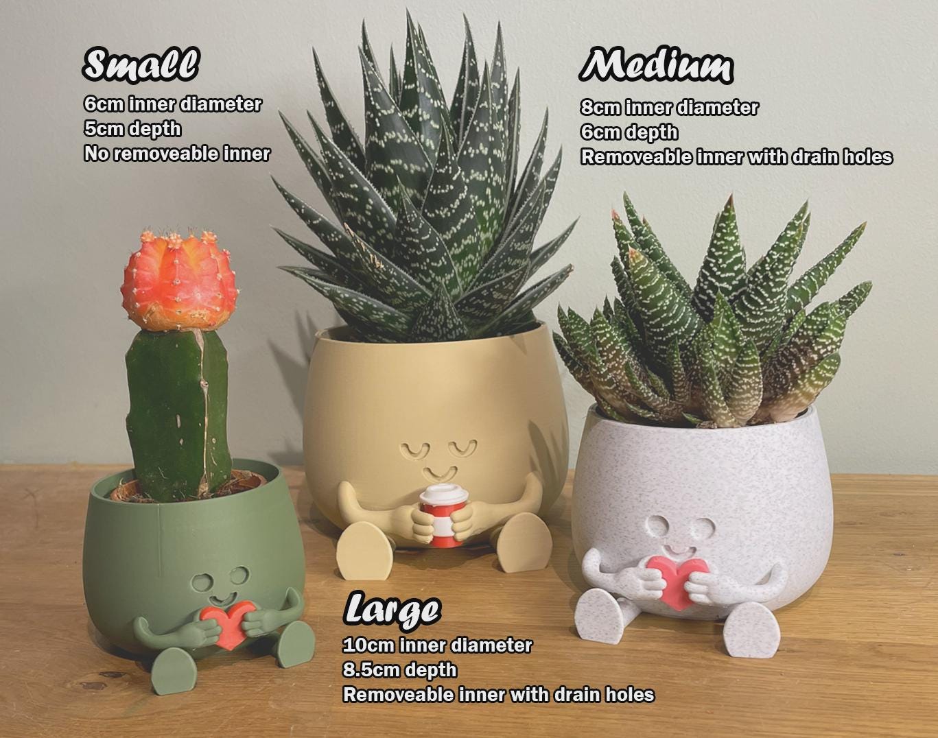 Cozy Bookworm Planter – Novelty Reading Plant Pot – Unique Gift for ...