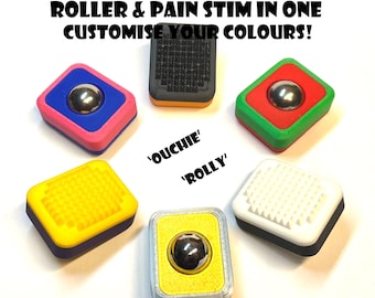 Combo de pelota antiestrés con almohadilla de acupresión y estimulador de dolor - Juguete antiestrés para TDAH y estimulación neurodivergente