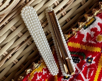 Perlen-Haarclip-Set: Brauthochzeits-Haarschmuck