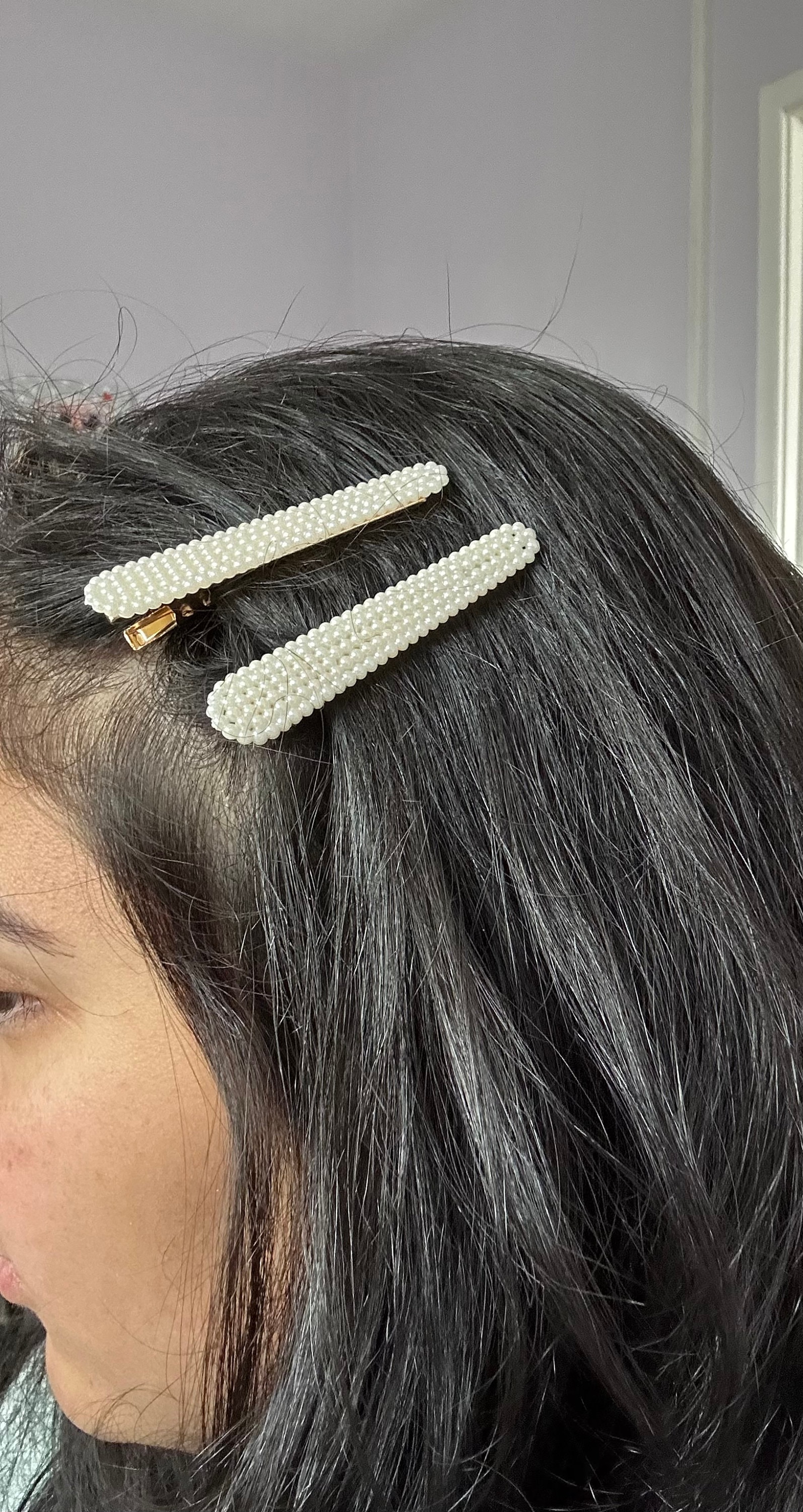 TseenYi Kristall Blume Haarspange - Strass Hochzeit Haarschmuck Gold