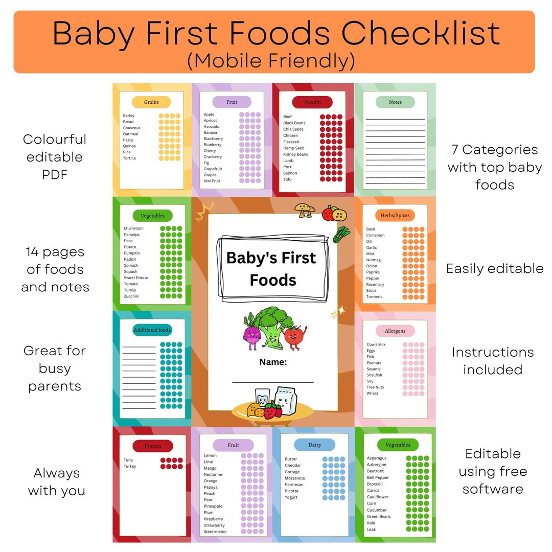 baby-first-food-mobile-baby-food-diary-baby-food-planner-etsy