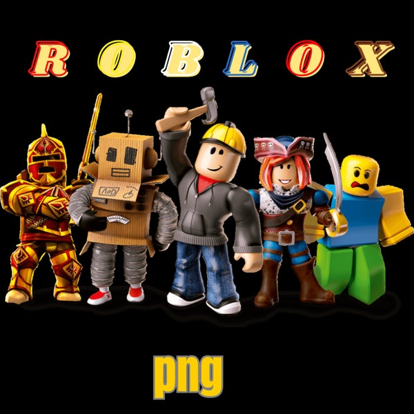 PNG-Файлы игровых персонажей Blox - доступны для цифругой загругки
