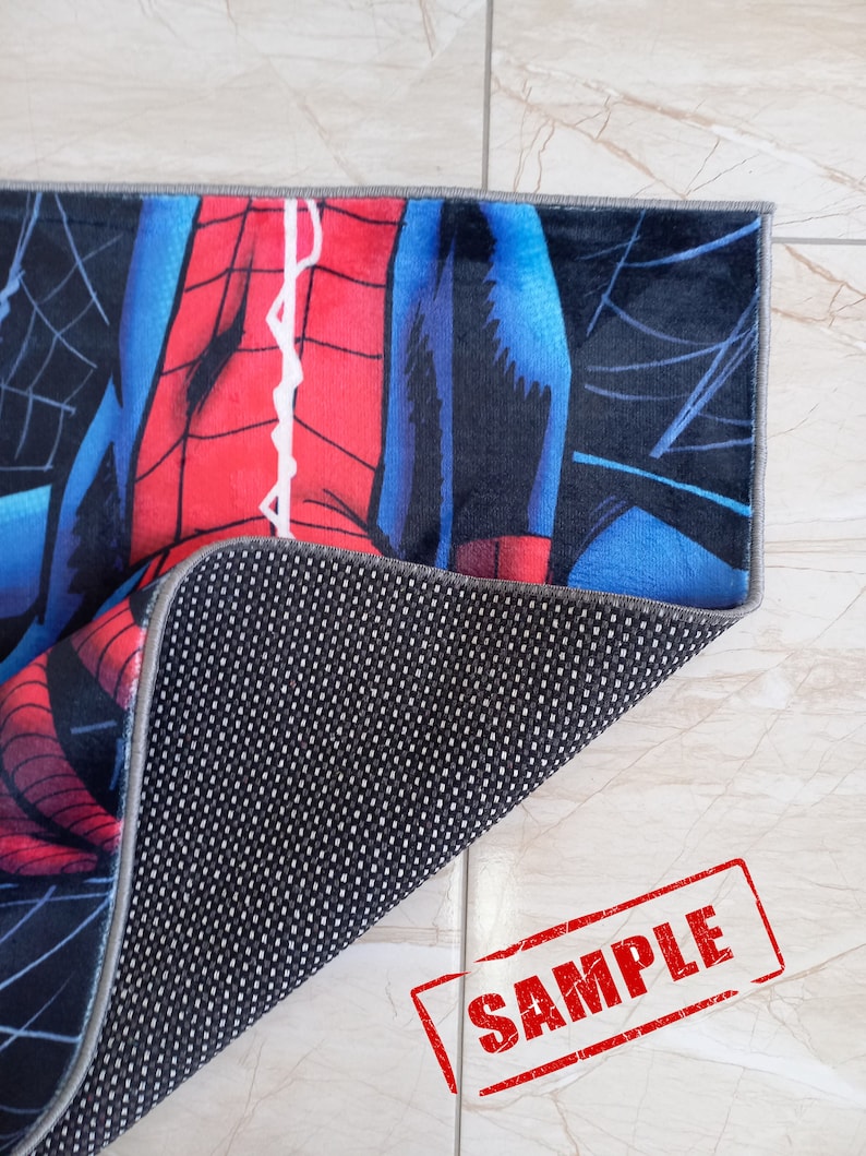Spiderman, Spiderman Rug, Spider Man Rug, Kids Room Rug, Gift Spiderman ...