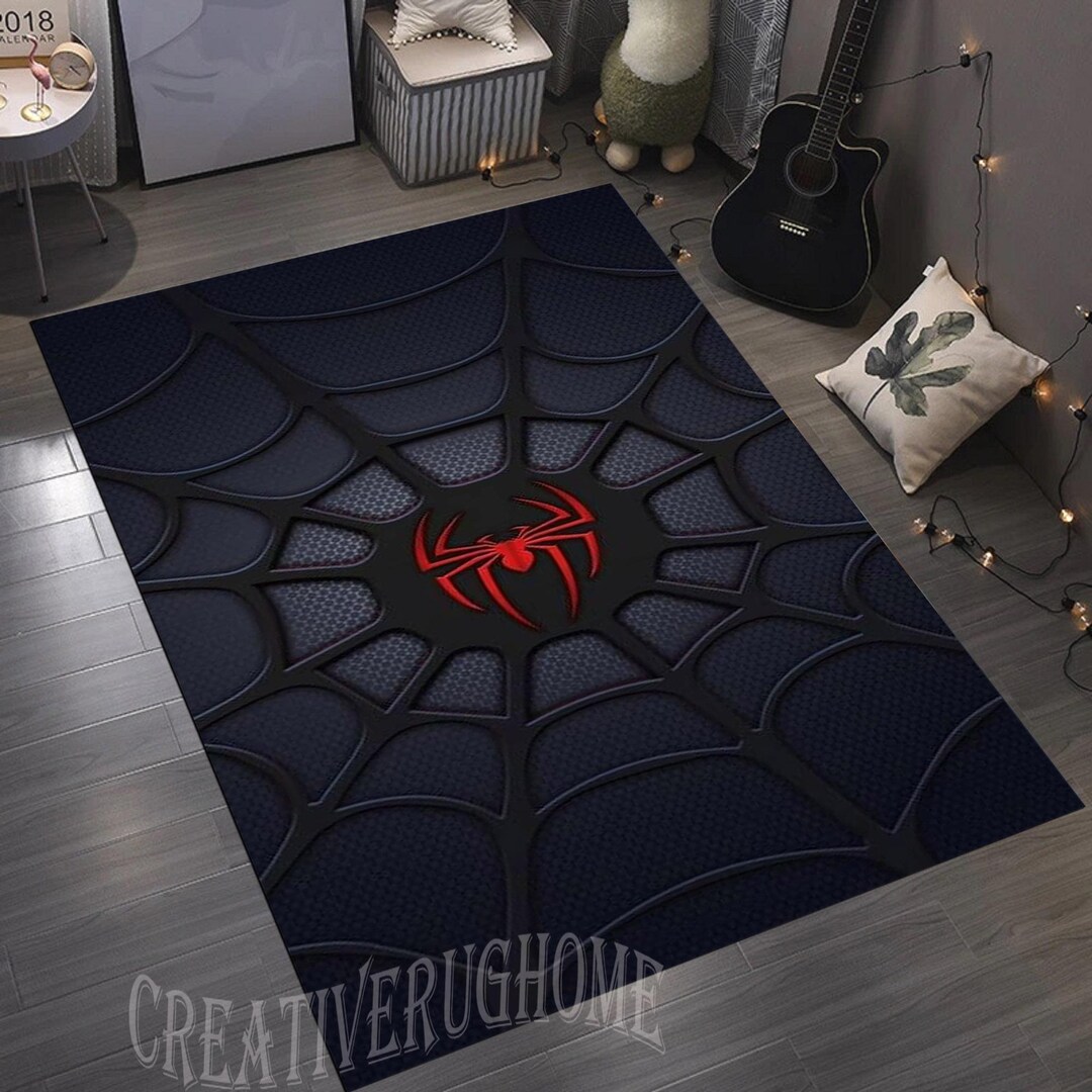 Spiderman, Spiderman Rug, Spider Man Rug, Kids Room Rug, Gift Spiderman ...