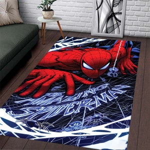 Spiderman, Tapis Spiderman, Tapis Spider Man, Tapis de chambre d&#39;enfants, Cadeau Spiderman Tapis, Tapis de salle de jeux, Tapis populaire, Tapis antidérapant, Tapis personnalisé