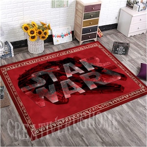 Starwars Rug, Star Wars Carpet, Starwars Pattern Rug, Kids Room Rug, Game Room Rug,Gift Starwars Rug,Starwars Fan Rug, Starwars Area Rug