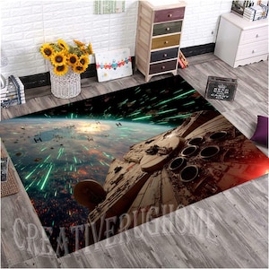 Starwars Rug, Star Wars Carpet, Starwars Pattern Rug, Kids Room Rug, Game Room Rug,Gift Starwars Rug,Starwars Fan Rug, Starwars Area Rug