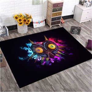 Zelda, Zelda Legend Rug, Legend of Zelda, Game Room Rug, Gaming Area Rug, Zelda Game Rug, Home Decor Rug, Gamer Gifts, Gamer Room Decor