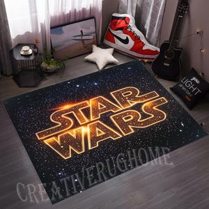 Starwars Rug, Star Wars Carpet, Starwars Pattern Rug, Kids Room Rug, Game Room Rug,Gift Starwars Rug,Starwars Fan Rug, Starwars Area Rug