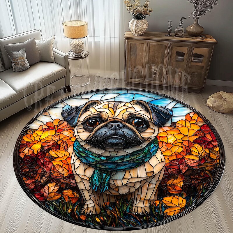 We love pugs carpet