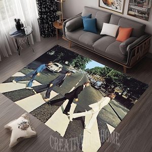 The Beatles, The Beatles Rug, Gift Beatles Rug, Fan Rug, Music Rug, Music Decor Rug, Personalized Rug, For Living Room Rug, Music Room Rug