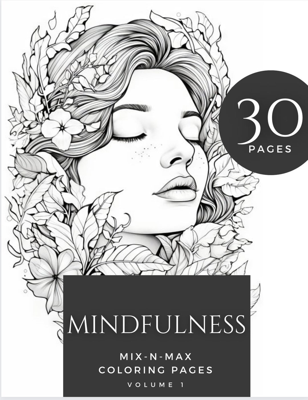 Mindfulness Coloring Pages Vol.1 - Etsy