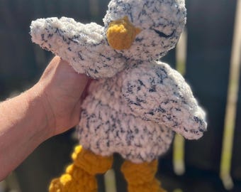 Gehäkelte Huhn Lovey, handgemachte Baby Snuggler, Bauernhof Kinderzimmer Dekor