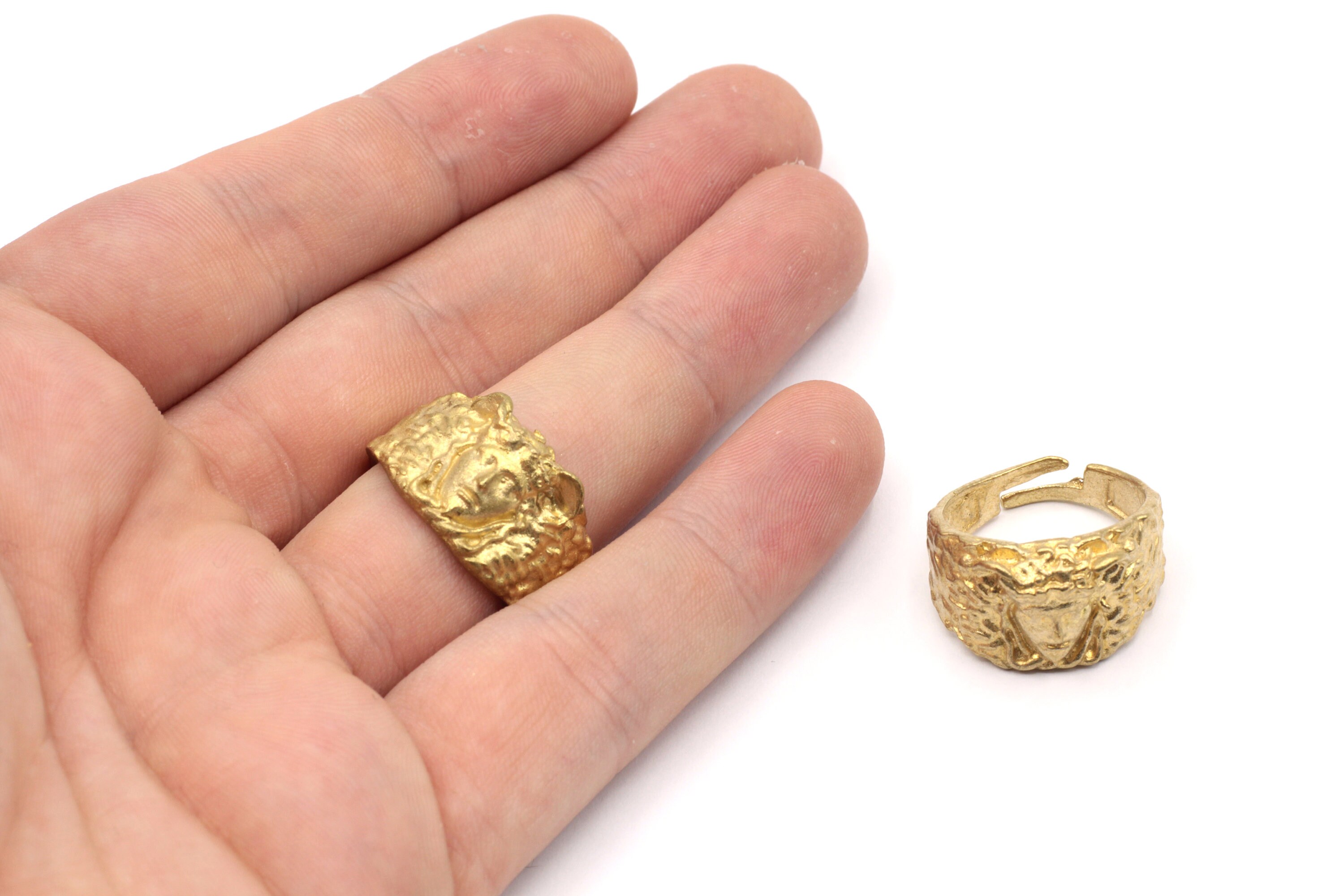 Chained medusa sale ring