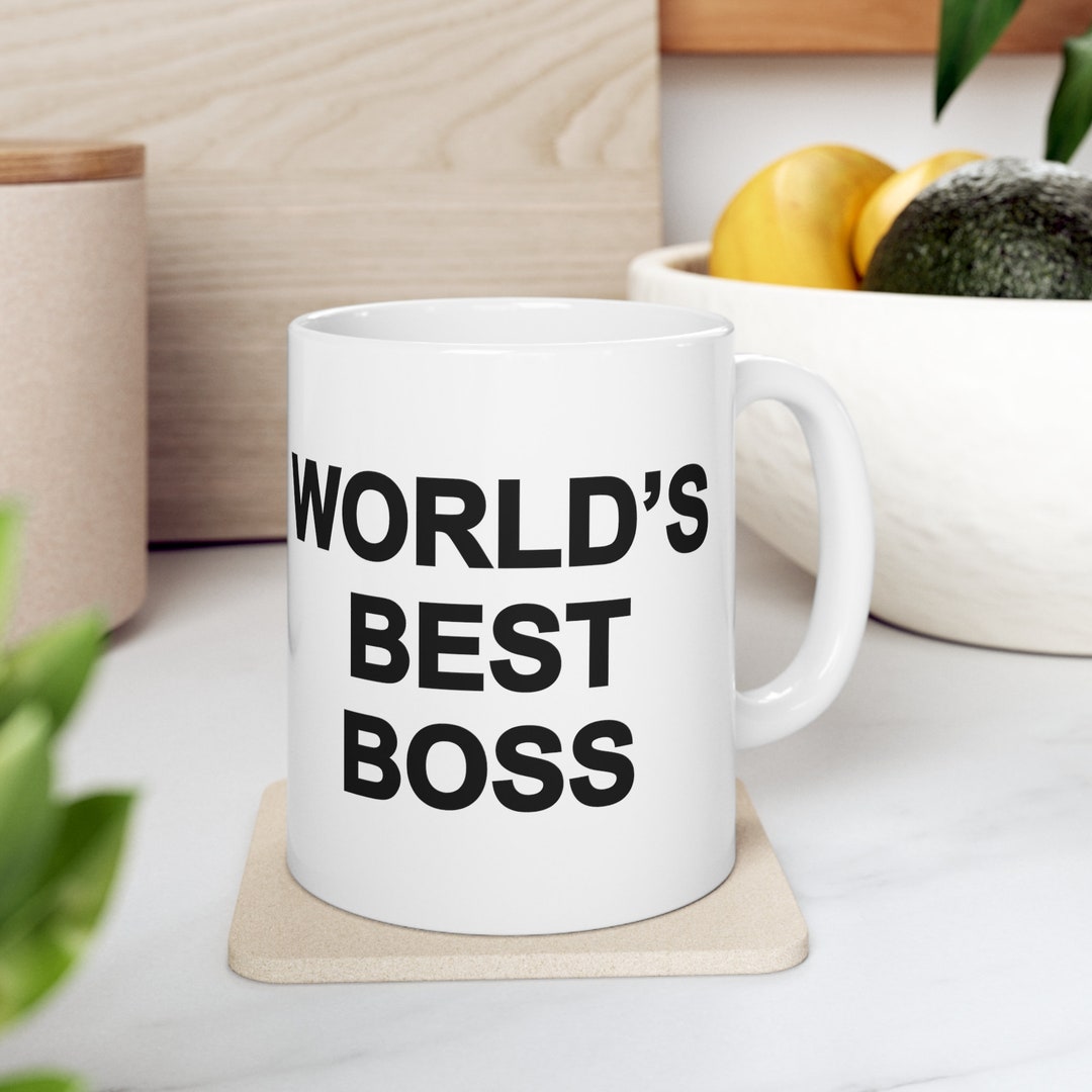 World's Best Boss Mug the Office Mug Michael Scott Mug Etsy