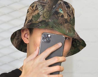 Louisiana Dauber-pet met camouflageprint omkeerbaar
