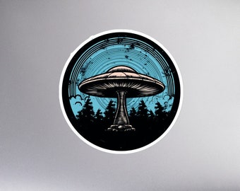 UFO Entführung Sticker