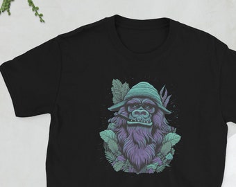 Happy Sasquatch Short-Sleeve Unisex T-Shirt