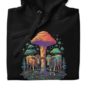 Mushroom Cow Hoodie