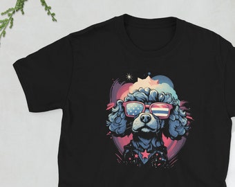 Poodle Loves America Shirt