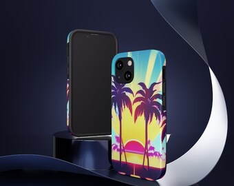 Tropical Palm Tree Phone Case | iPhone Cases | Durable Materials | Trendy | Summer iPhone Cases | Fun Cases | iPhone 14 | iPhone 13