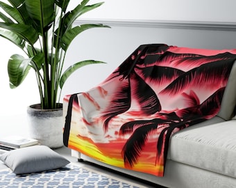 Plush Sherpa Throw Blanket | Luxurious Fuzzy Bed Blanket | Cozy Winter Gift