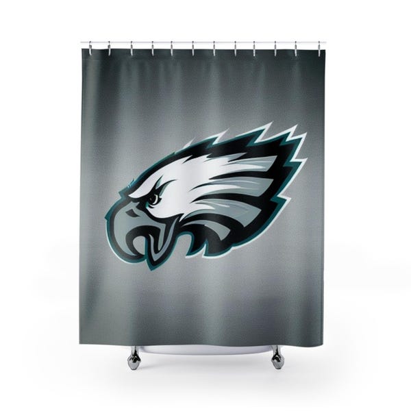 Cortina de ducha de águila / Cortinas de baño minimalistas de tela de poliéster para decoración de baño / Cortina de baño lavable