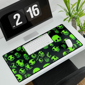 Grand tapis de bureau pour bureau | Tapis de souris gaming | Protecteur de bureau antidérapant | Accessoire pour poste de travail | Décoration de bureau à domicile