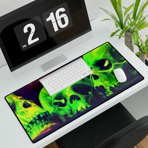 Grand tapis de bureau pour bureau | Tapis de souris gaming | Protecteur de bureau antidérapant | Accessoire pour poste de travail | Décoration de bureau à domicile