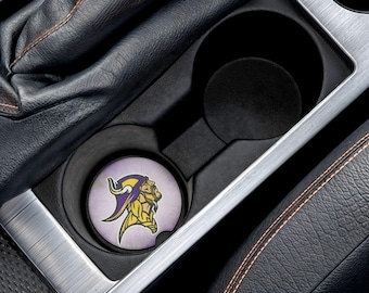 Soapstone Car Coasters for Cup Holders | Absorbent Car Coaster Set | Stone Auto Accessory | Gift for Car Owners
