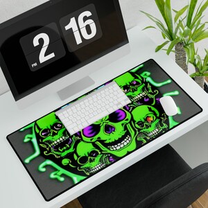 Grand tapis de bureau pour bureau | Tapis de souris gaming | Protecteur de bureau antidérapant | Accessoire pour poste de travail | Décoration de bureau à domicile