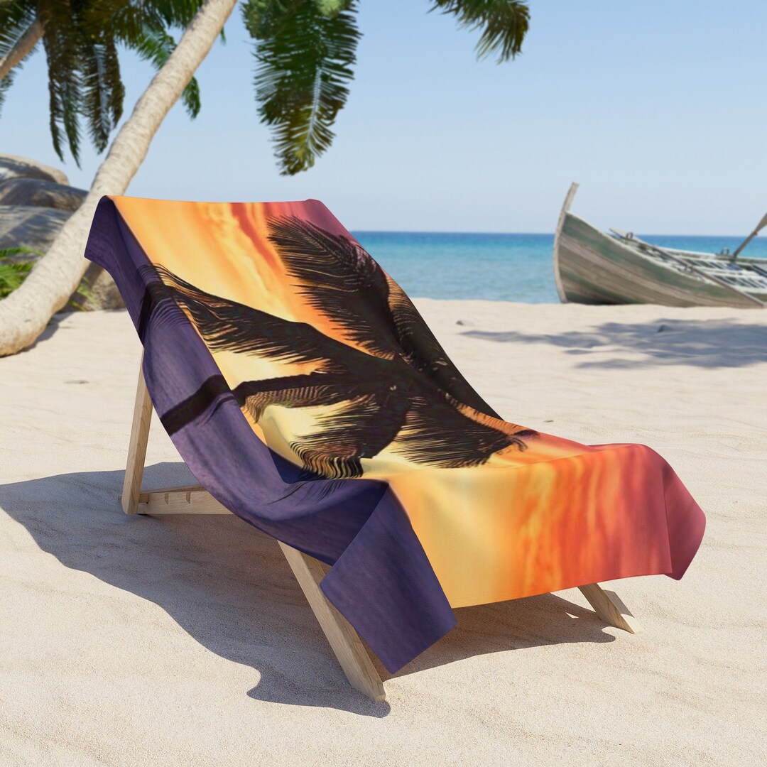 Beach Towel, Palms Way Home