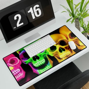 Grand tapis de bureau pour bureau | Tapis de souris gaming | Protecteur de bureau antidérapant | Accessoire pour poste de travail | Décoration de bureau à domicile