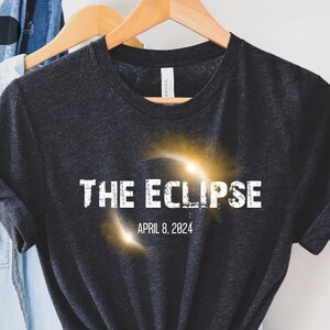 Eclipse 2024 Unisex Shirt, April 8 2024, USA Map, Path of Totality Tee, Totale Sonnenfinsternis Shirt Geschenk, Sonnenfinsternis T-shirt, Grundge eclipse tee