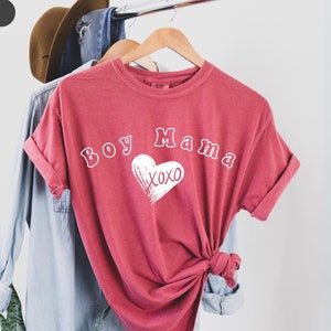 Boy Mama Shirt, Mom Life Shirt, Mother&#39;s Day Shirt, Funny Mother&#39;s Day Gift, Mom Of Boys, Gift for Mom, Cute Mom Shirt, Comfort Colors Mama