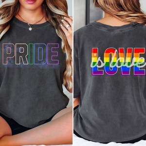 Pride Month Shirt Cute Gay And Lesbian Tee Trendy Unisex Shirts Cool Lgbtq Ally Gift Gay Pride Shirt Lgbtq Shirt oversized Love LGBTQ shirt