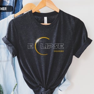 Totale Sonnenfinsternis 2024 Shirt, 8. April 2024, USA Karte, Pfad der Gesamtheit Tee, Frühling Amerika Eclipse Souvenir Geschenk, Himmels Shirt, Astronomie