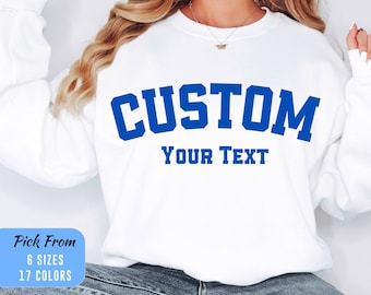 Custom College/Sorority Text Sweatshirt  Hoodie, college logo sweatshirt , Personalized College Apparel, Sorority/College Hoodie, Bed Party