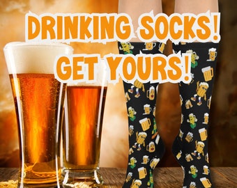 Funny Socks | Novelty Socks | Socks Gift Idea | Festive Socks | Gifts For Grandpa | Funny Gifts | Fishing Sock | funny dress socks for guys